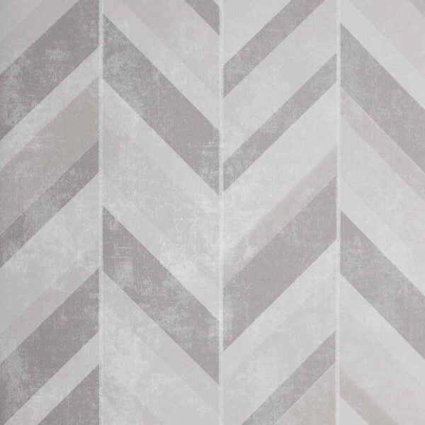 PAPEL DE PAREDE GEOMÉTRICO OFF WHITE COM CINZA E BRILHO PDG3504