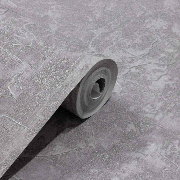 PAPEL DE PAREDE VINÍLICO CIMENTO QUEIMADO ESCURO PDL0083