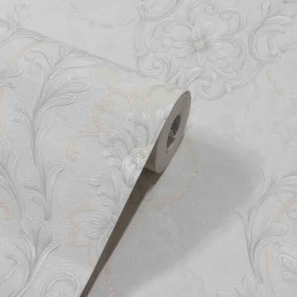 PAPEL DE PAREDE VINÍLICO DAMASK OFF WHITE PDD1813