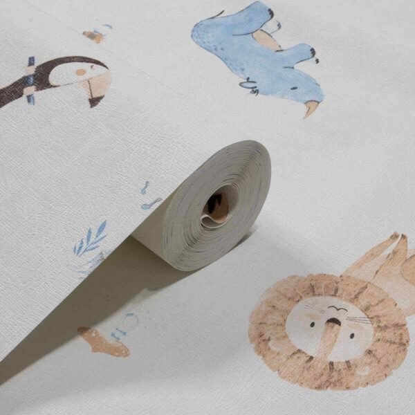 PAPEL DE PAREDE VINÍLICO INFANTIL SAFARI PDI4901