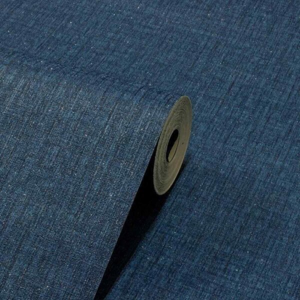 PAPEL DE PAREDE VINILICO LINHO AZUL ESCURO PDI03ML