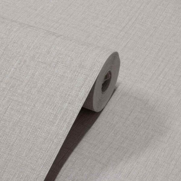 PAPEL DE PAREDE VINILICO LINHO CINZA CLARO PDI08ML