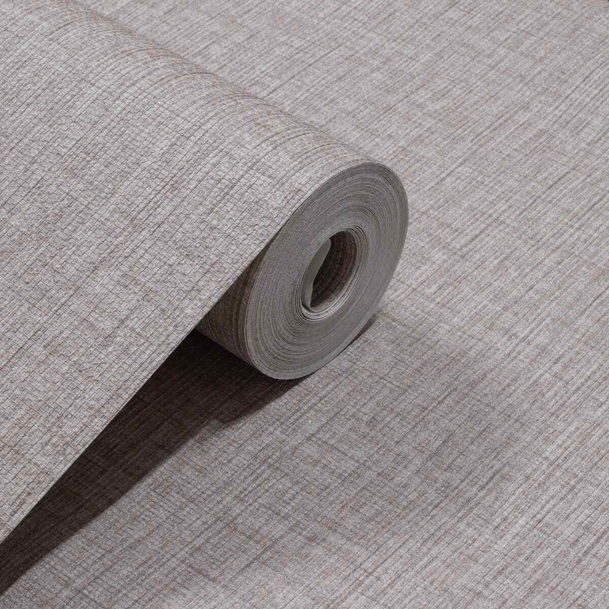 PAPEL DE PAREDE VINÍLICO LINHO CINZA PDL0403