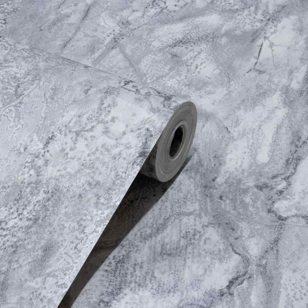 PAPEL DE PAREDE VINILICO MÁRMORE CINZA PDL8101