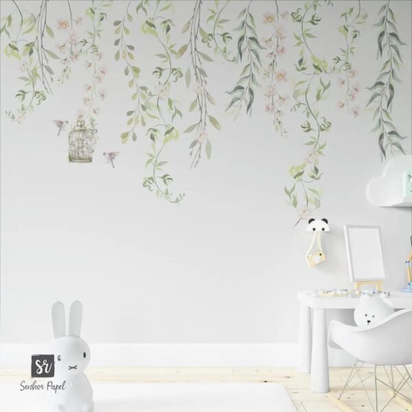 papel-de-paredegalhos-e-folhagens